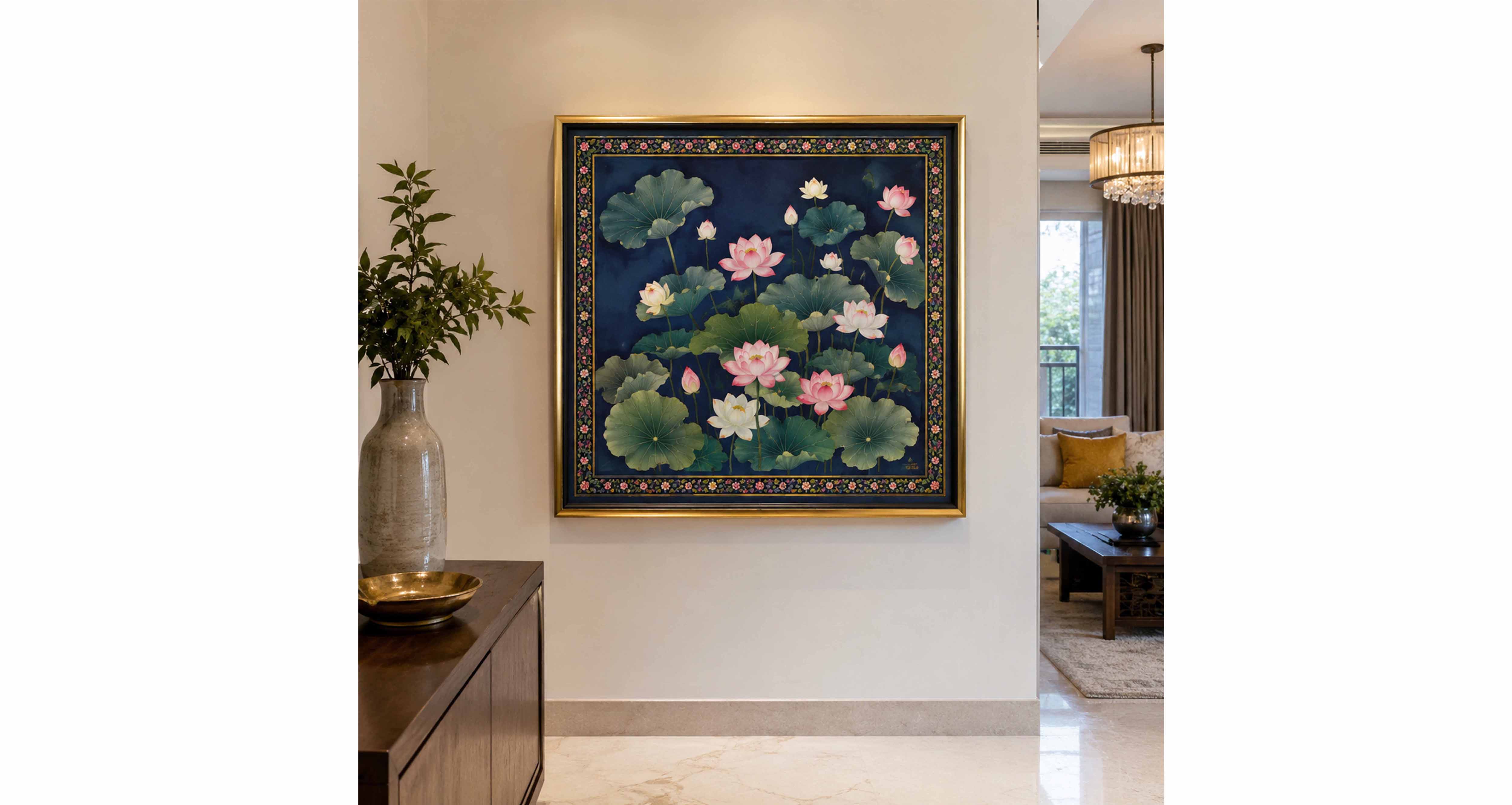 Colors of Devotion: Handmade Pichwai Paintings Bringing Timeless Indian Art to Global Collectors
