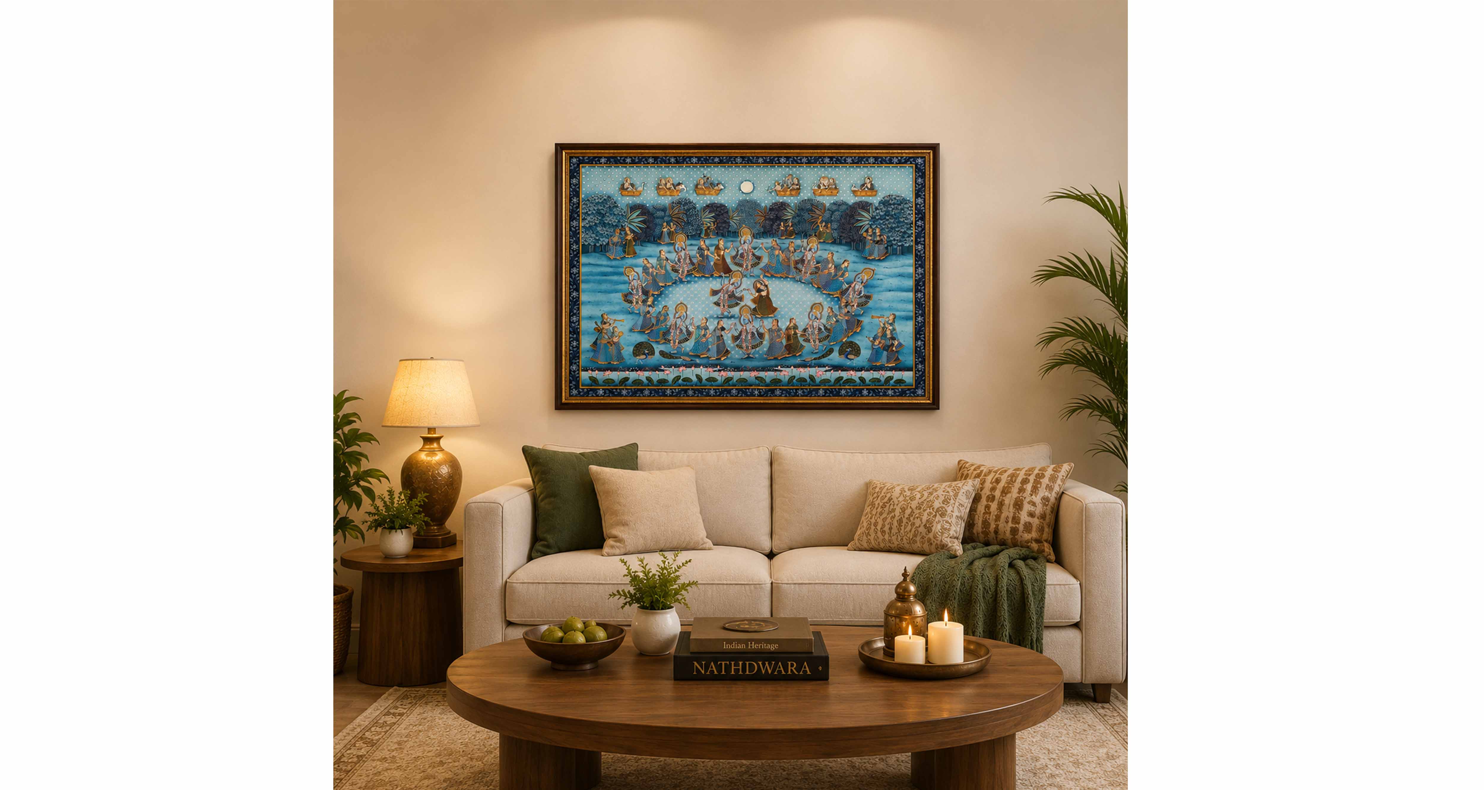 Can a Pichwai Painting Bring a Sense of Peace to Modern Homes? The Timeless Art Transforming Contemporary Living Spaces